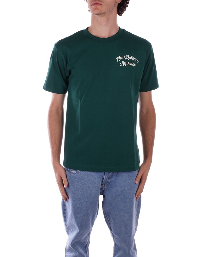 NEW BALANCE T-shirt Manica Corta MT43556 Green