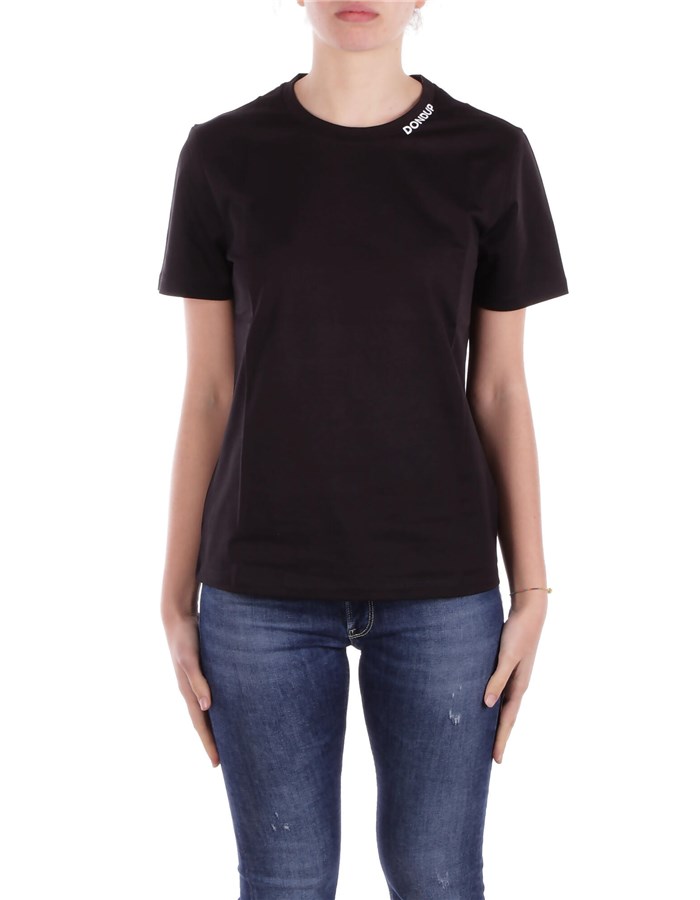 DONDUP T-shirt Manica Corta DS040JF0271LC5 Nero