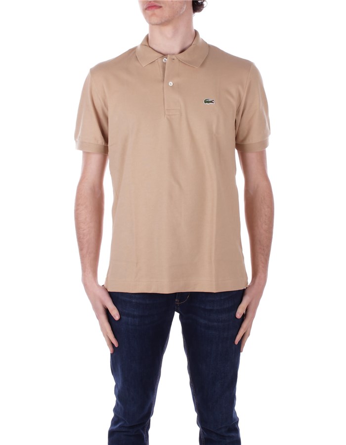 LACOSTE Maniche Corte Beige