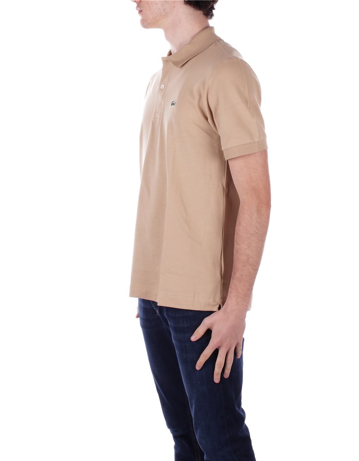 LACOSTE Maniche Corte Beige