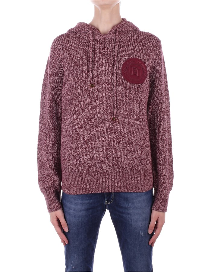 ELISABETTA FRANCHI Hoodies Bordeaux