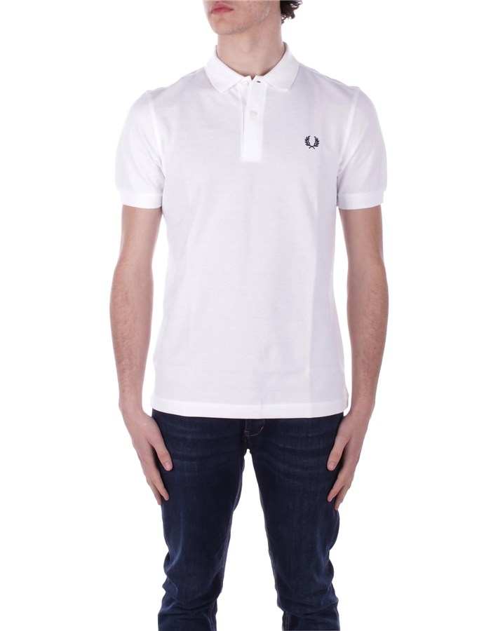 FRED PERRY Maniche Corte White