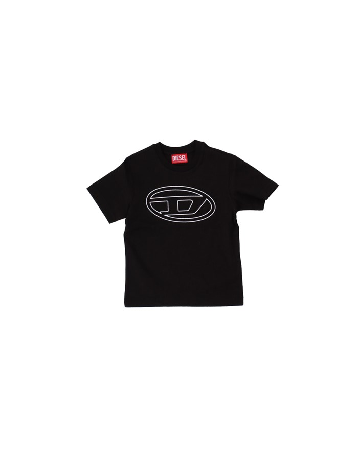 DIESEL T-shirt Manica Corta J01788 0BEAF Nero