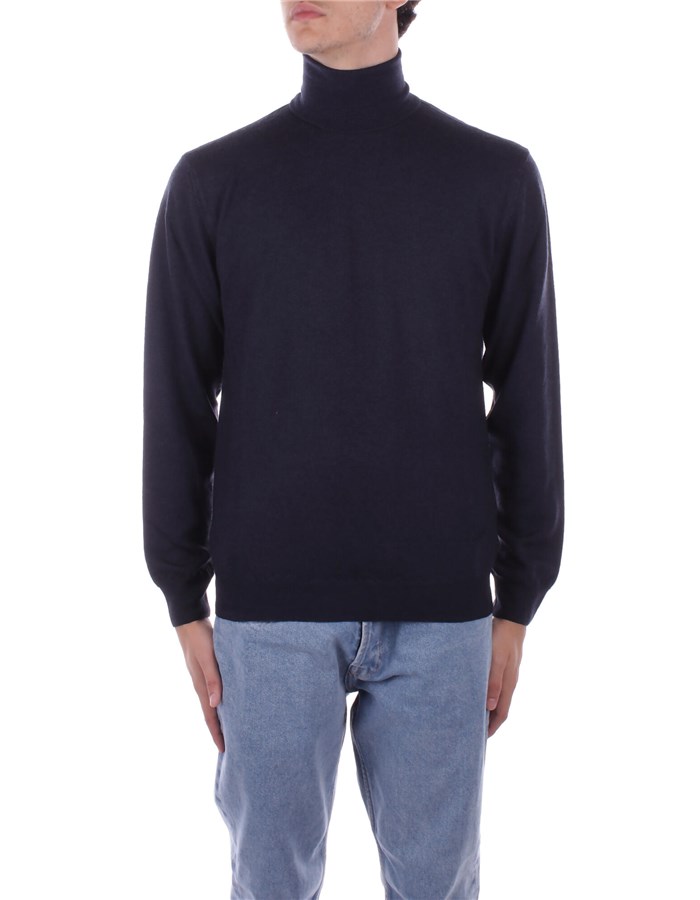 WOOLRICH Maglieria Collo Alto CFWOKN0276MRUF0775 Blu