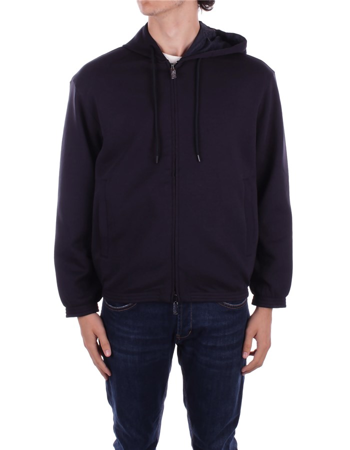 EMPORIO ARMANI Hoodies Blue