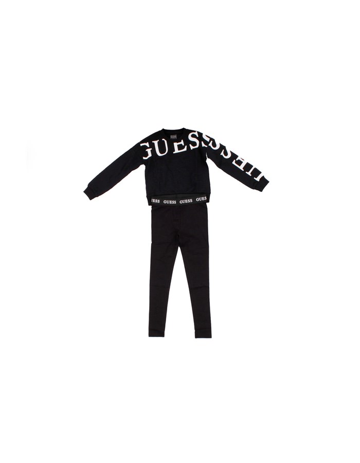 GUESS Felpa + pantalone Jet black