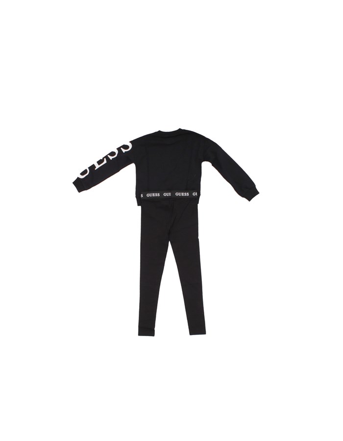 GUESS Felpa + pantalone Jet black