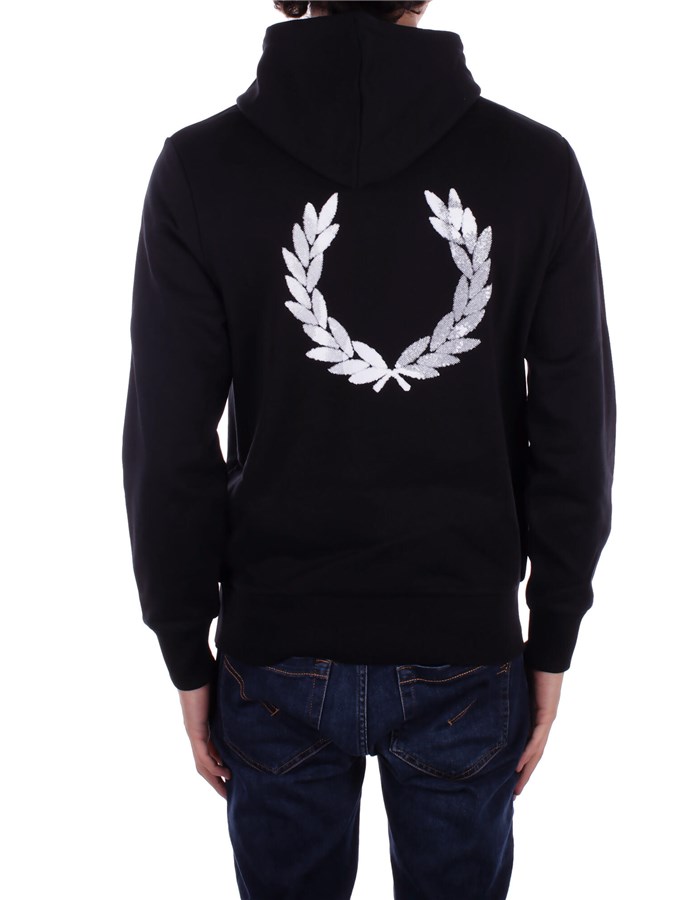 FRED PERRY Felpe Con Cappuccio Uomo M8650 3 