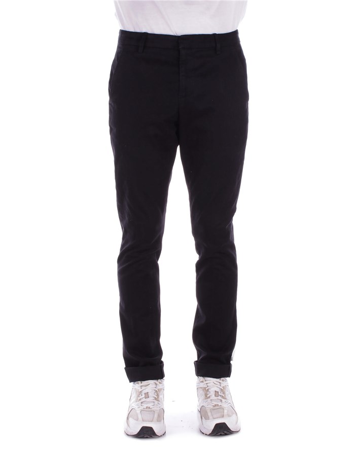 DONDUP Pantaloni Chino UP235 GSE043 Nero