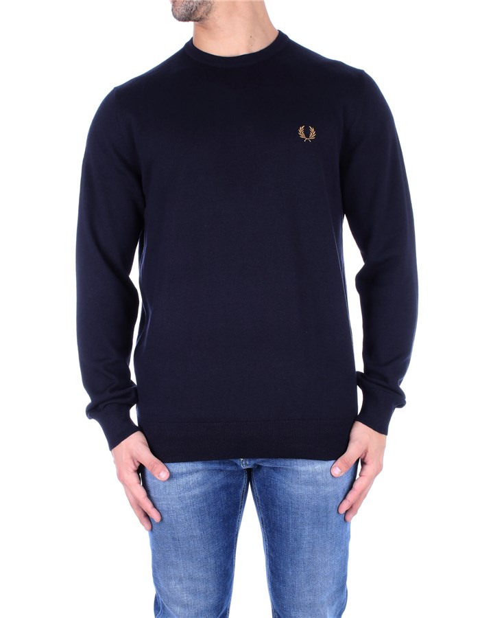 FRED PERRY Girocollo Navy