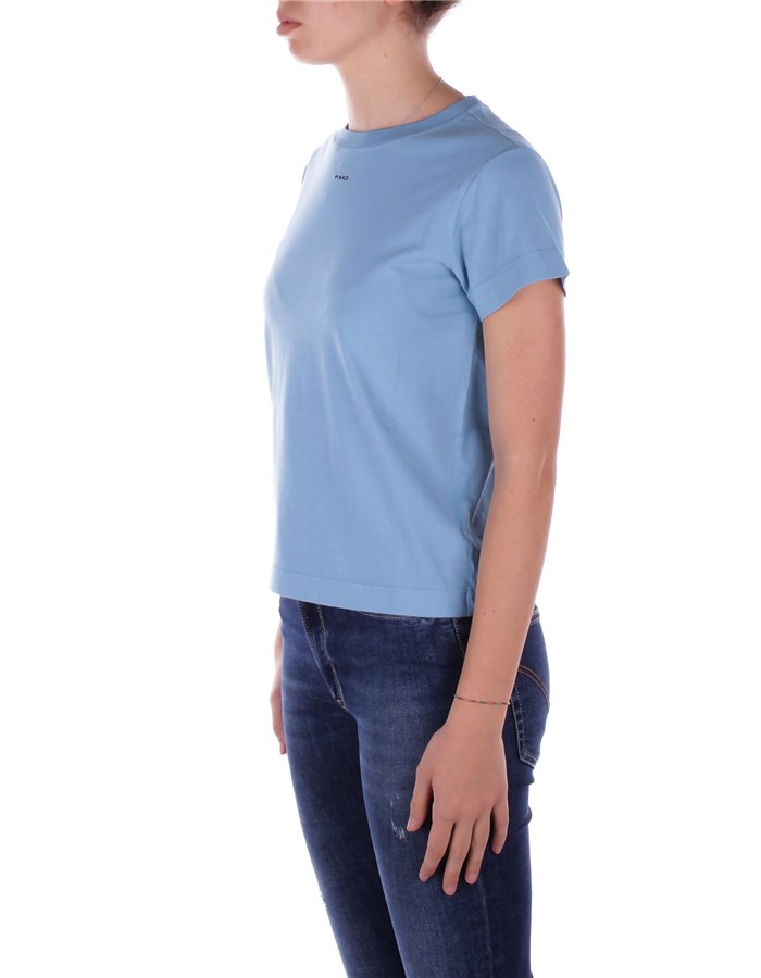 PINKO Short sleeve Light blue