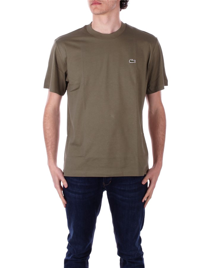 LACOSTE Short sleeve Military