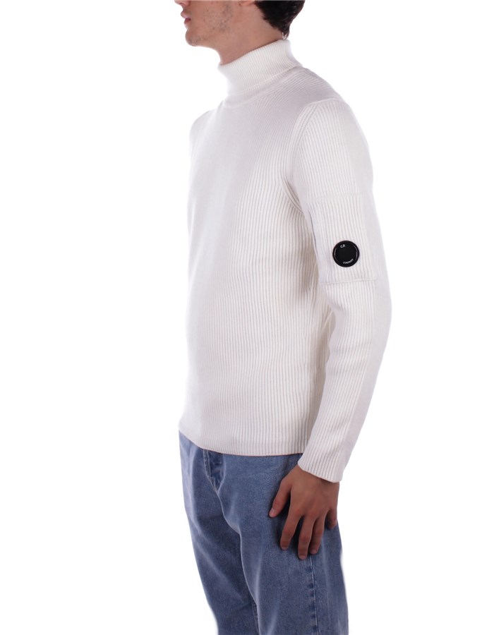 CP COMPANY Collo Alto Gauze white