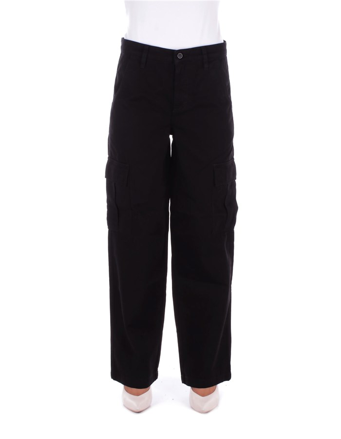 GUESS Pantaloni Cargo W4YB61 WGCV1 Black