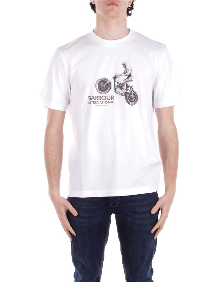 BARBOUR T-shirt Manica Corta MTS1432 MTS White