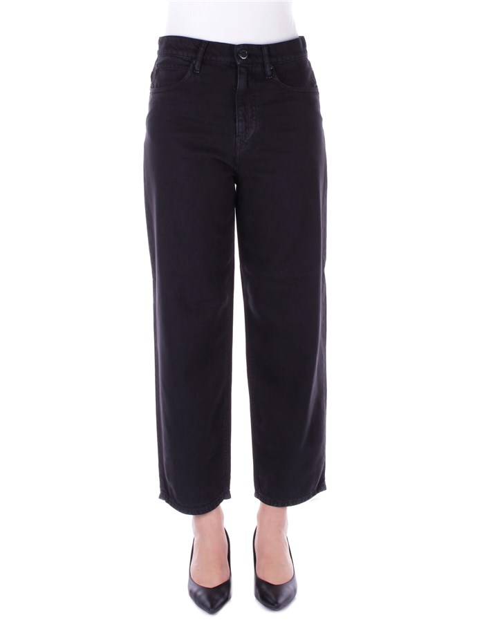 PINKO Pantaloni Cropped 103857A2H6 Nero limousine