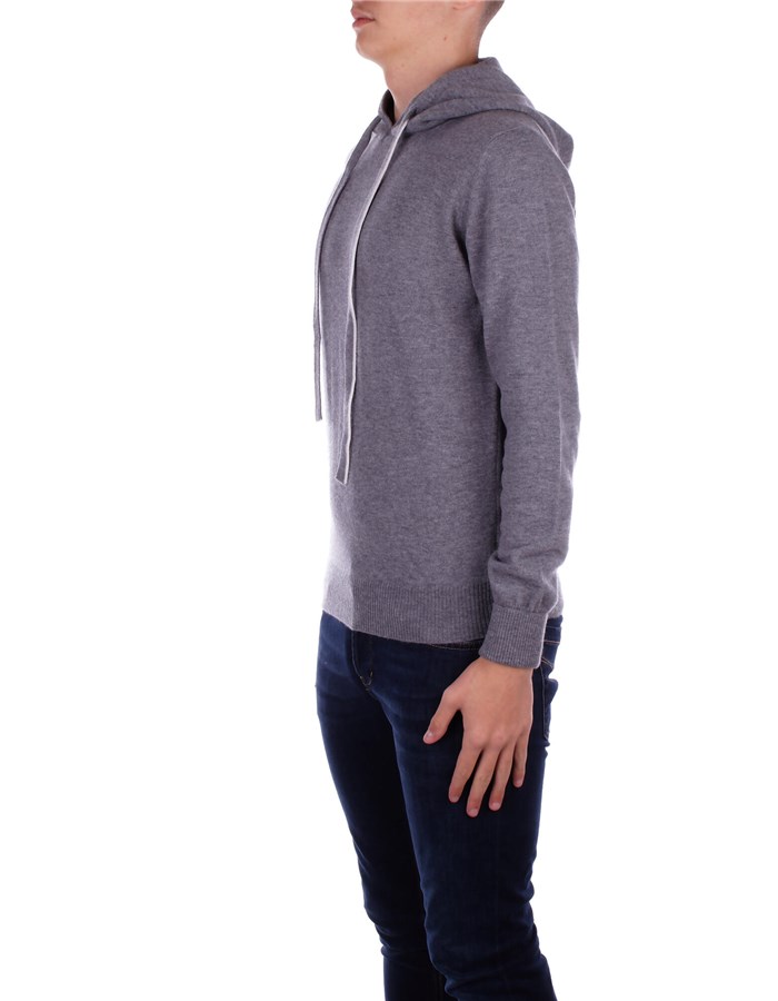 ALPHA STUDIO Hoodies Medium gray