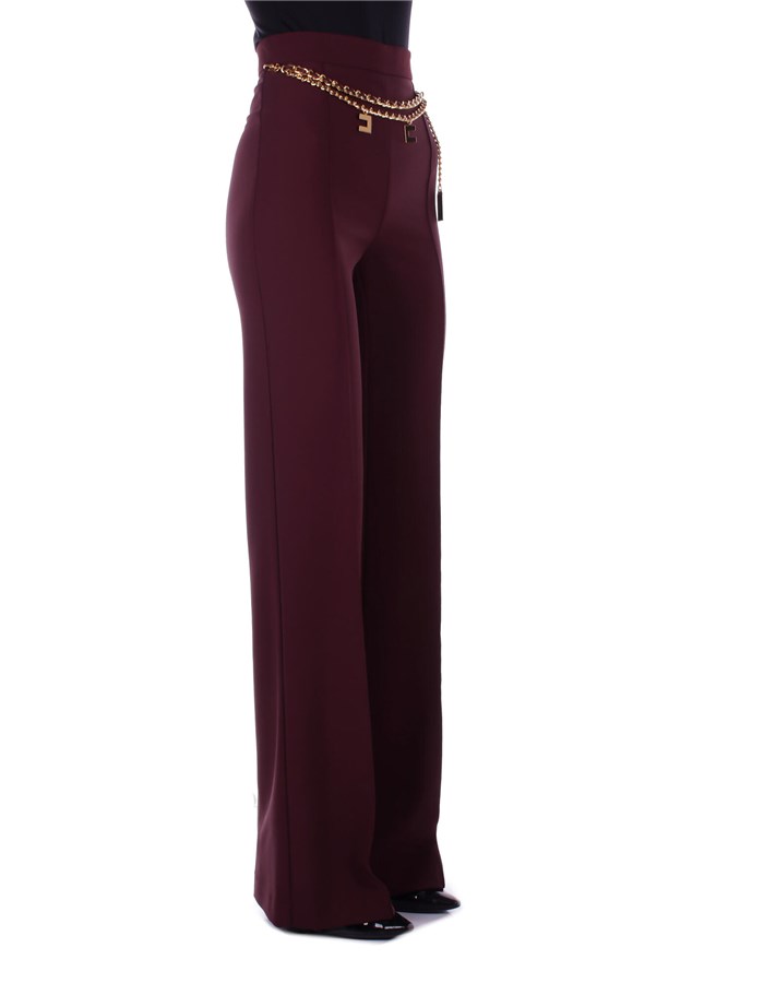 ELISABETTA FRANCHI Pantaloni A Palazzo Donna PAT3546E2 5 