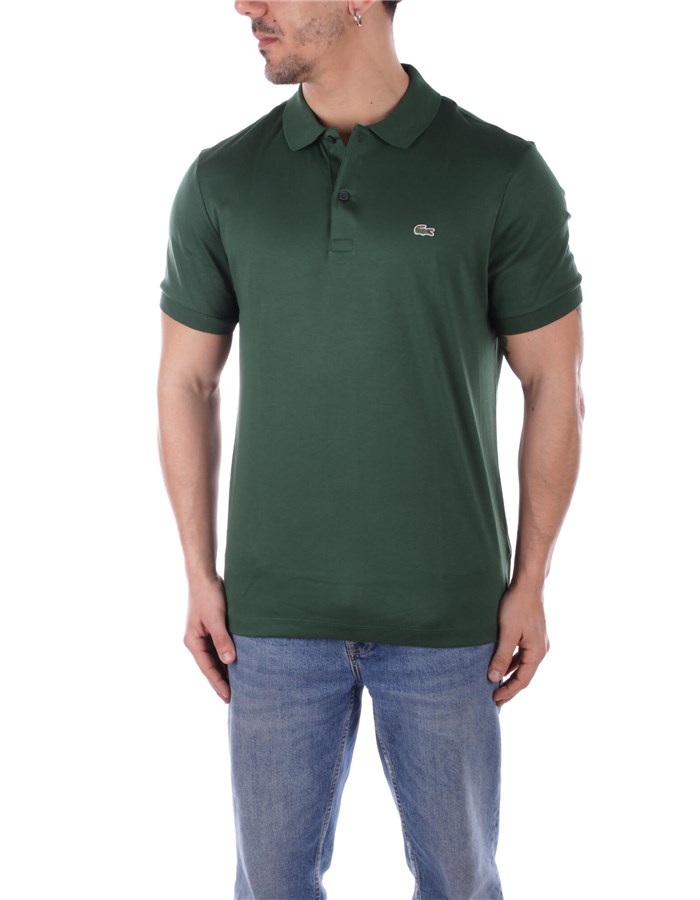 LACOSTE Short sleeves Green