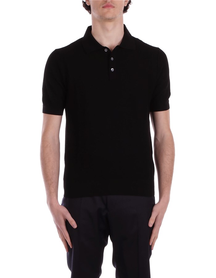 TAGLIATORE Polo shirt Black