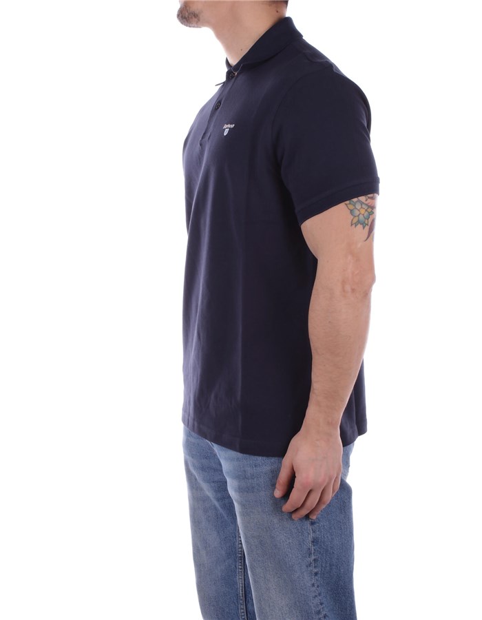 BARBOUR Short sleeves Navy blue