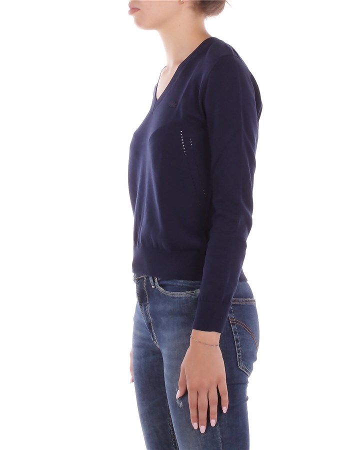 LACOSTE Scollo A V Blu