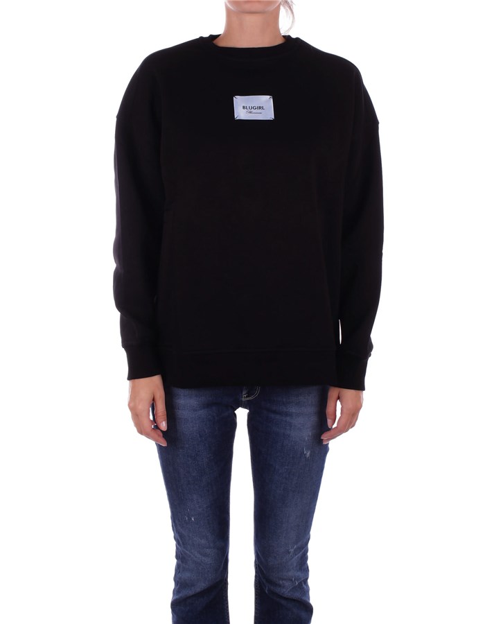 BLUGIRL BLUMARINE Sweatshirts Crewneck  Women RF4208F0957 0 