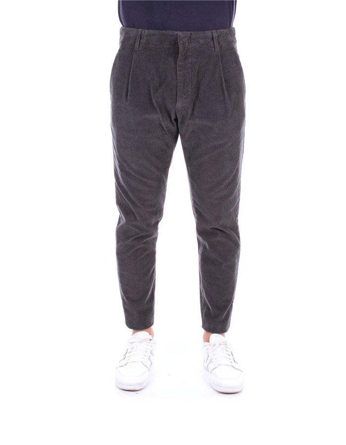 DONDUP Trousers Chino UP630 VS0028 TRT Dark gray