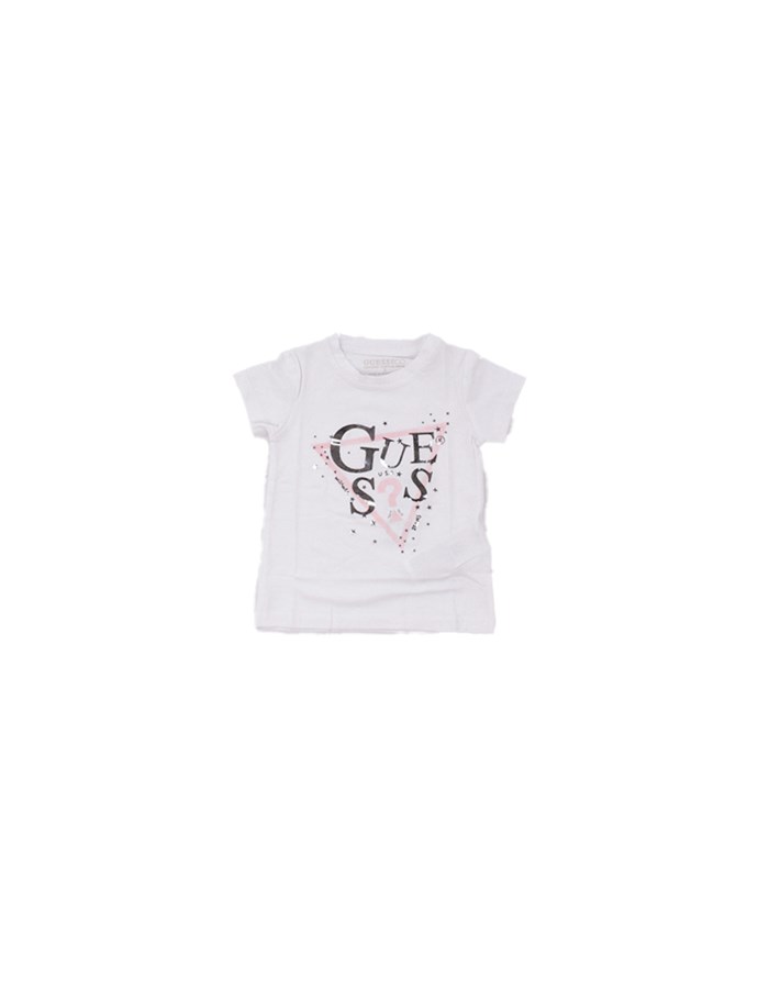 GUESS T-shirt Manica Corta K5RI00 K6YW4 White