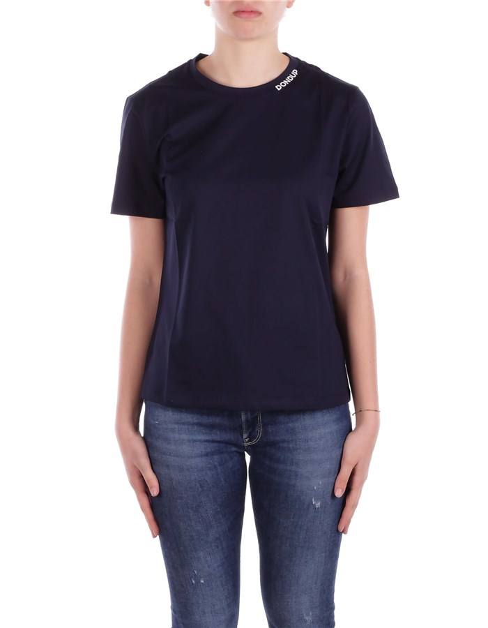 DONDUP Manica Corta Blu