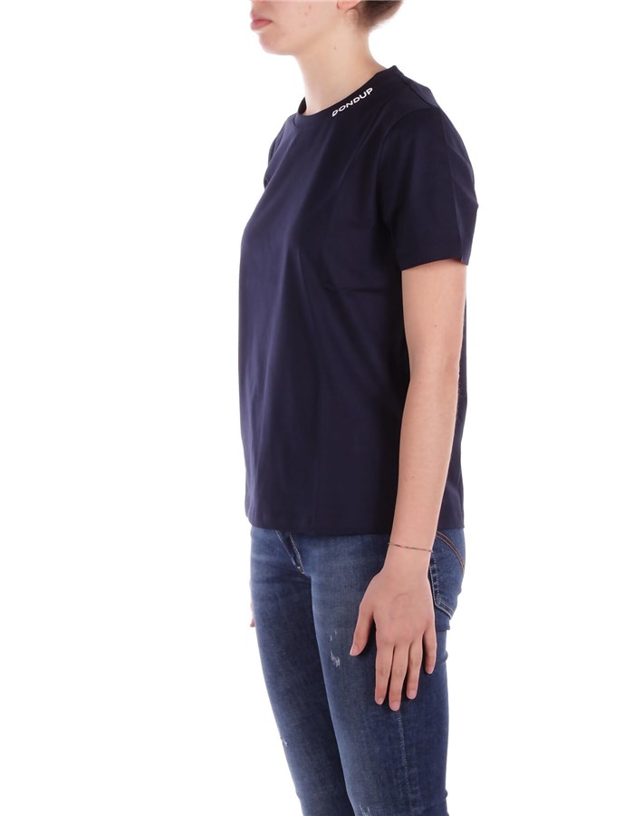 DONDUP Manica Corta Blu