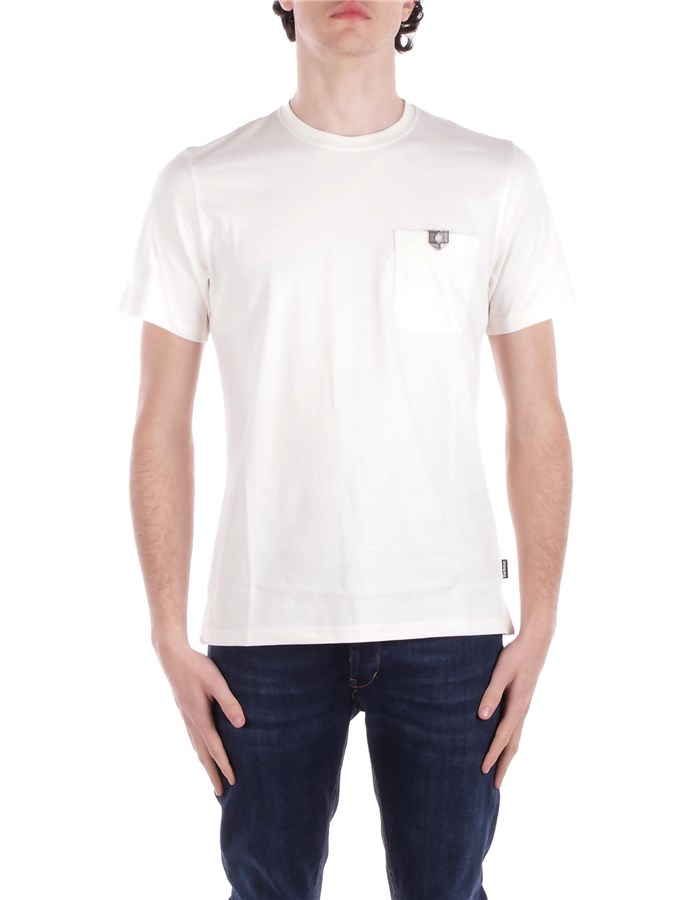 BARBOUR T-shirt Manica Corta MTS1419 White