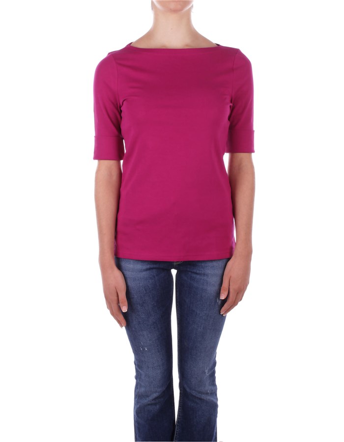 RALPH LAUREN T-shirt Manica Corta 200654963 Fucsia