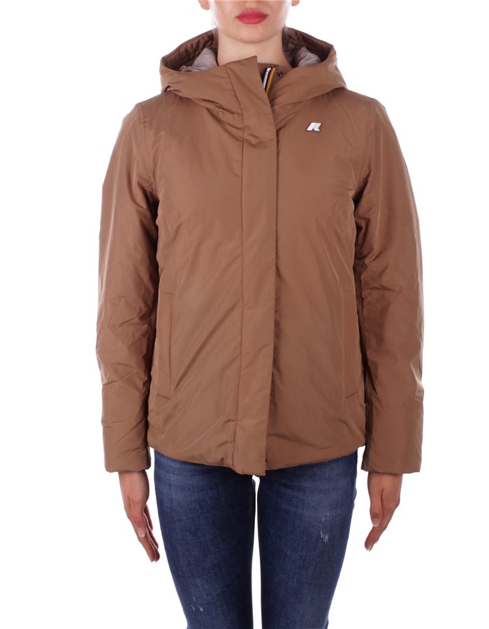 KWAY Giubbotti Giacconi K71324W Brown beige