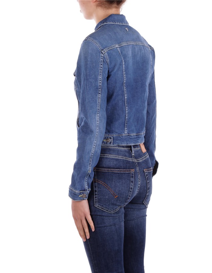 DONDUP Giacche Denim Donna DJ460DSH365IQ2 2 