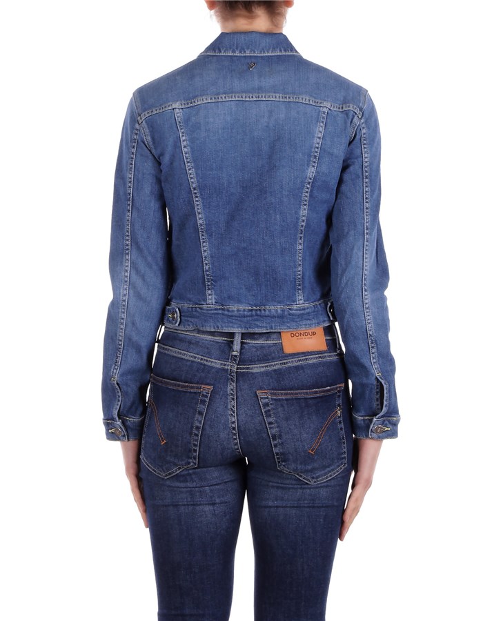 DONDUP Giacche Denim Donna DJ460DSH365IQ2 3 