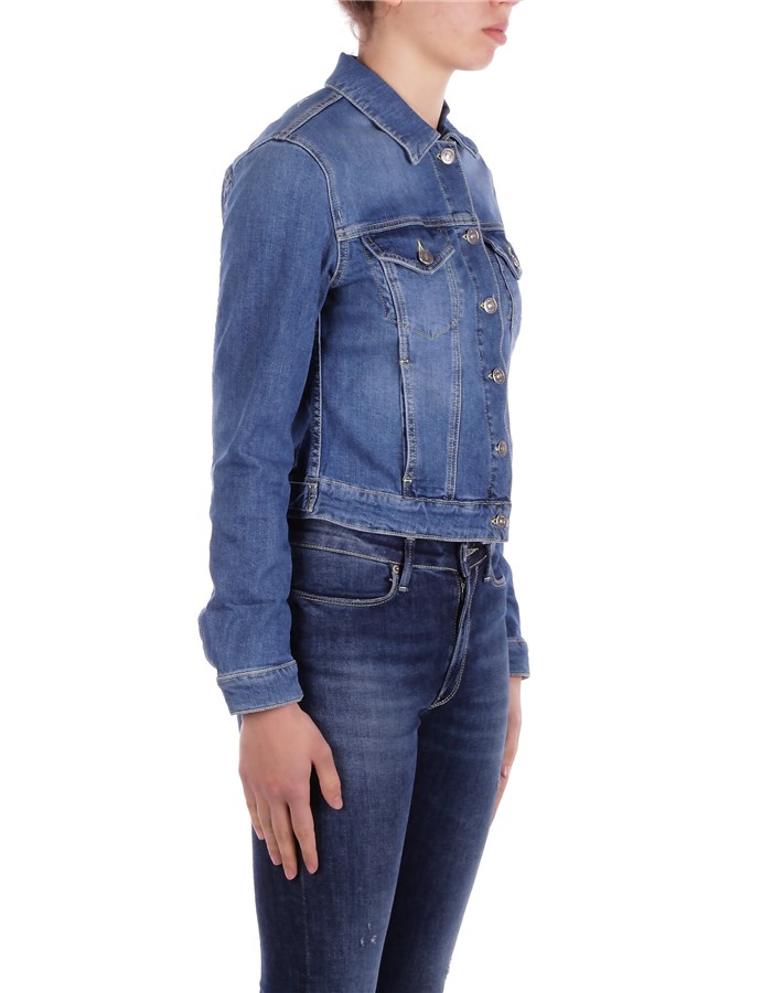 DONDUP Giacche Denim Donna DJ460DSH365IQ2 5 