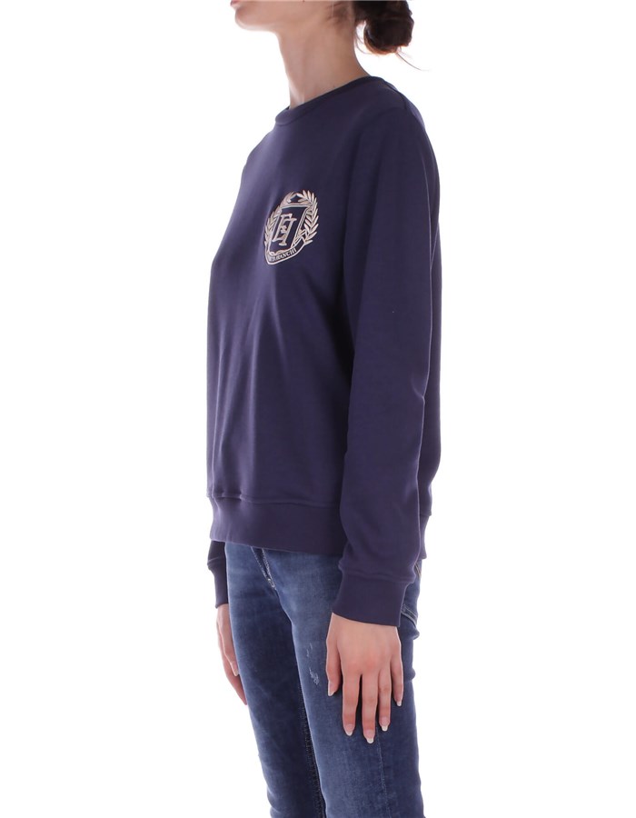 ELISABETTA FRANCHI Crewneck  Navy