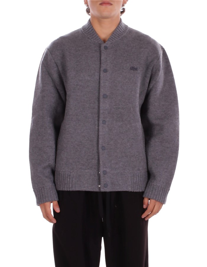 LACOSTE Cardigan Grigio