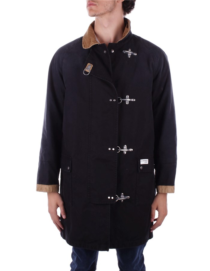 FAY Overcoat Black