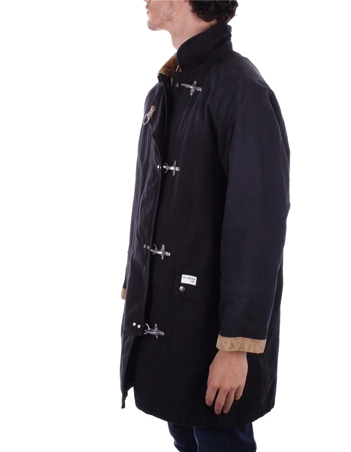 FAY Overcoat Black