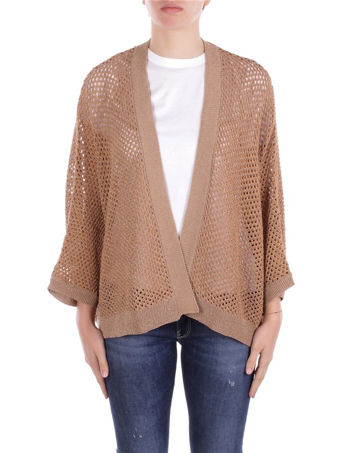 MANILA GRACE Maglieria Cardigan M448ZX Miele