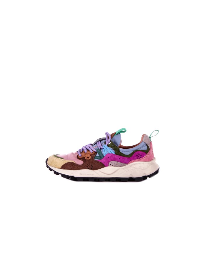 FLOWER MOUNTAIN Sneakers Alte 2017817 01 Marrone fuxia