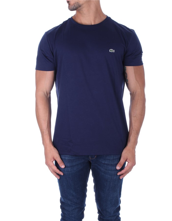 LACOSTE T-shirt Short sleeve TH6709 Navy blue