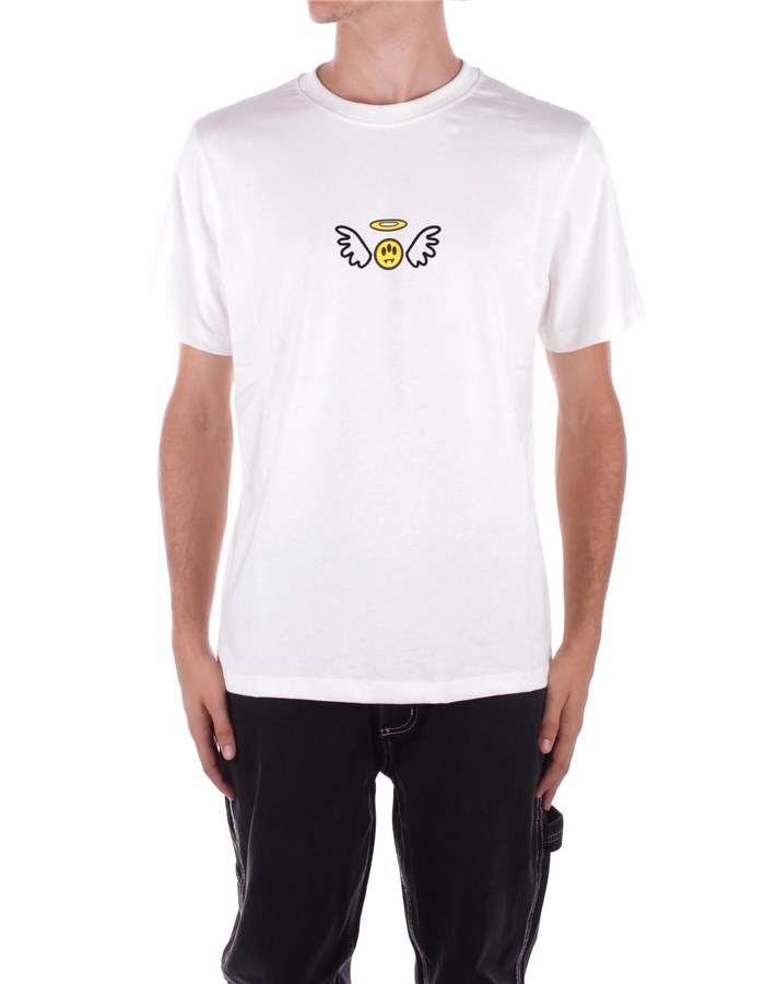 BARROW T-shirt Manica Corta F4BWUATH077 White