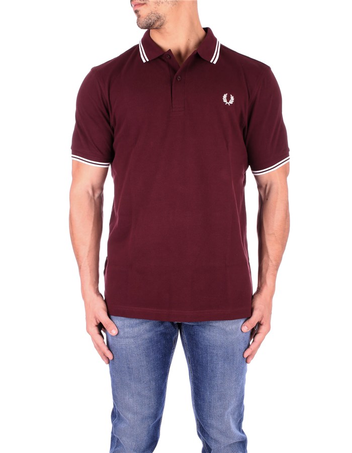 FRED PERRY Maniche Corte Vinaccia