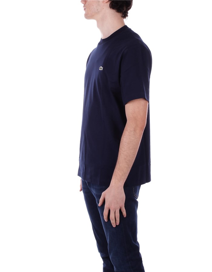 LACOSTE Short sleeve Blue