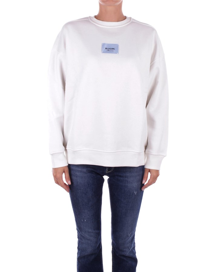 BLUGIRL BLUMARINE Sweatshirts Crewneck  Women RF4208F0957 0 