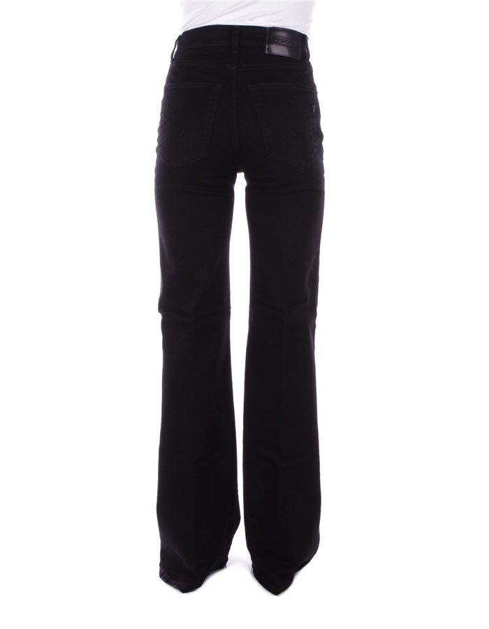 DONDUP Pantaloni A zampa Donna DP619 DSH337 3 