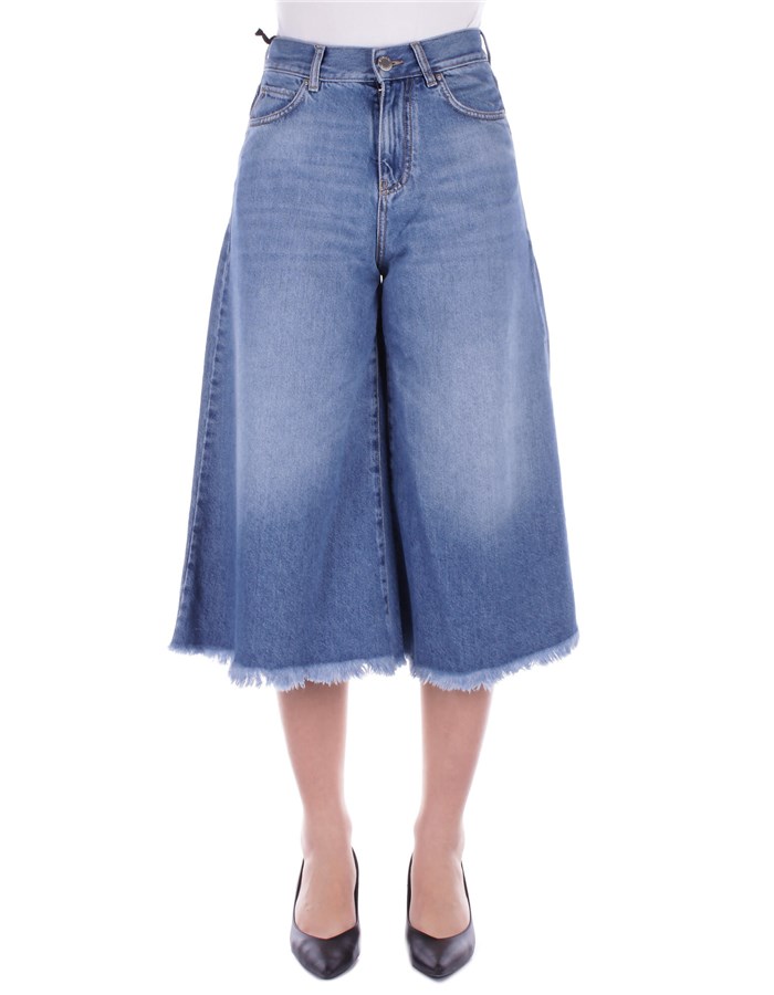 PINKO Cropped Medium denim